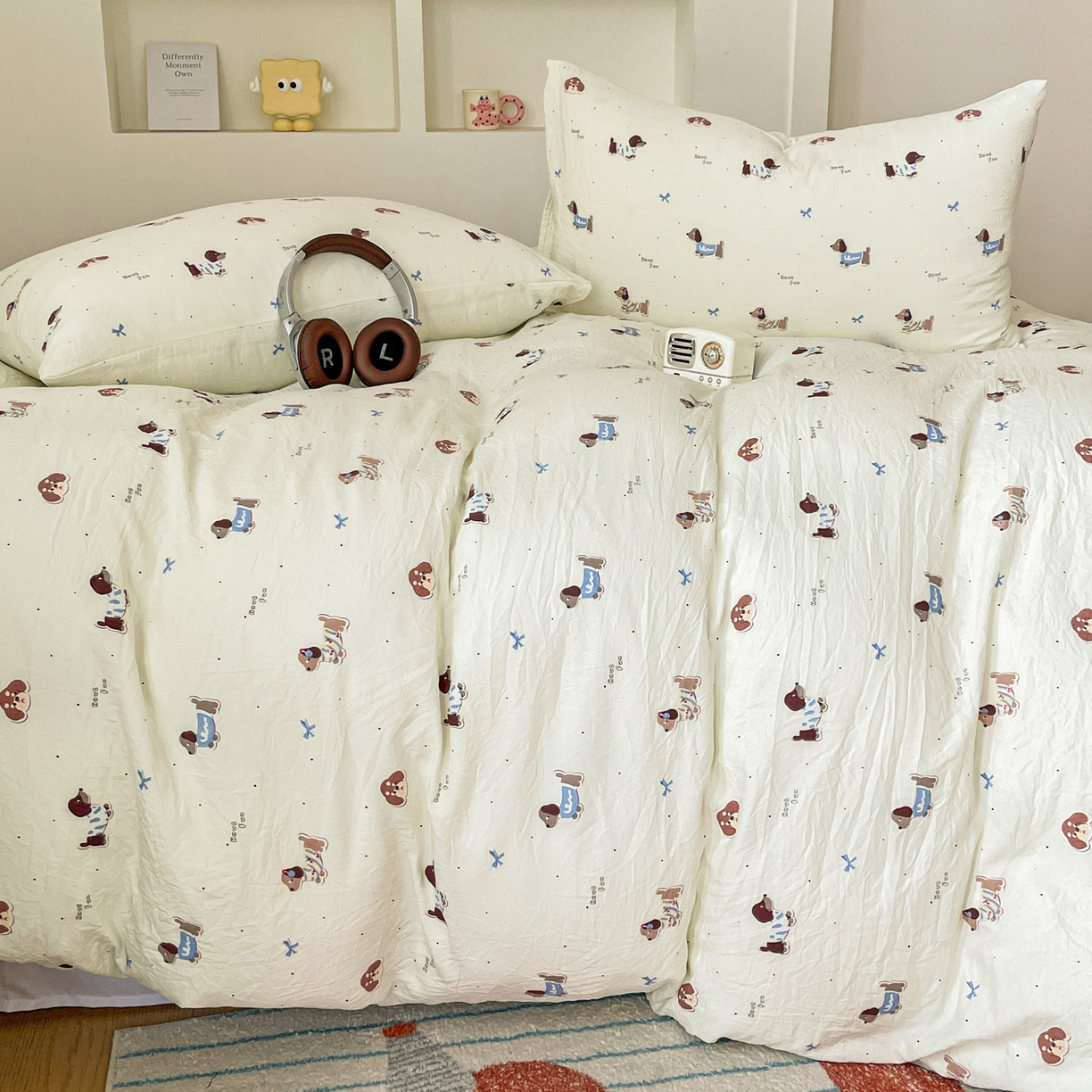 91家纺网 家纺一手货源 找家纺 （总）纽曼2025新款纯棉水洗棉单品被套