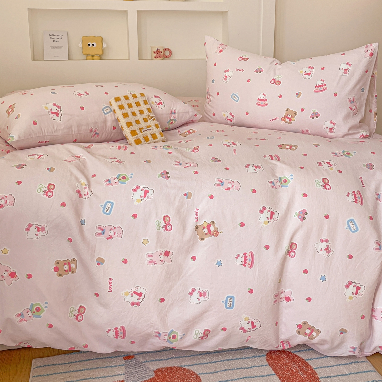 91家纺网 家纺一手货源 找家纺 （总）纽曼2025新款纯棉水洗棉单品被套