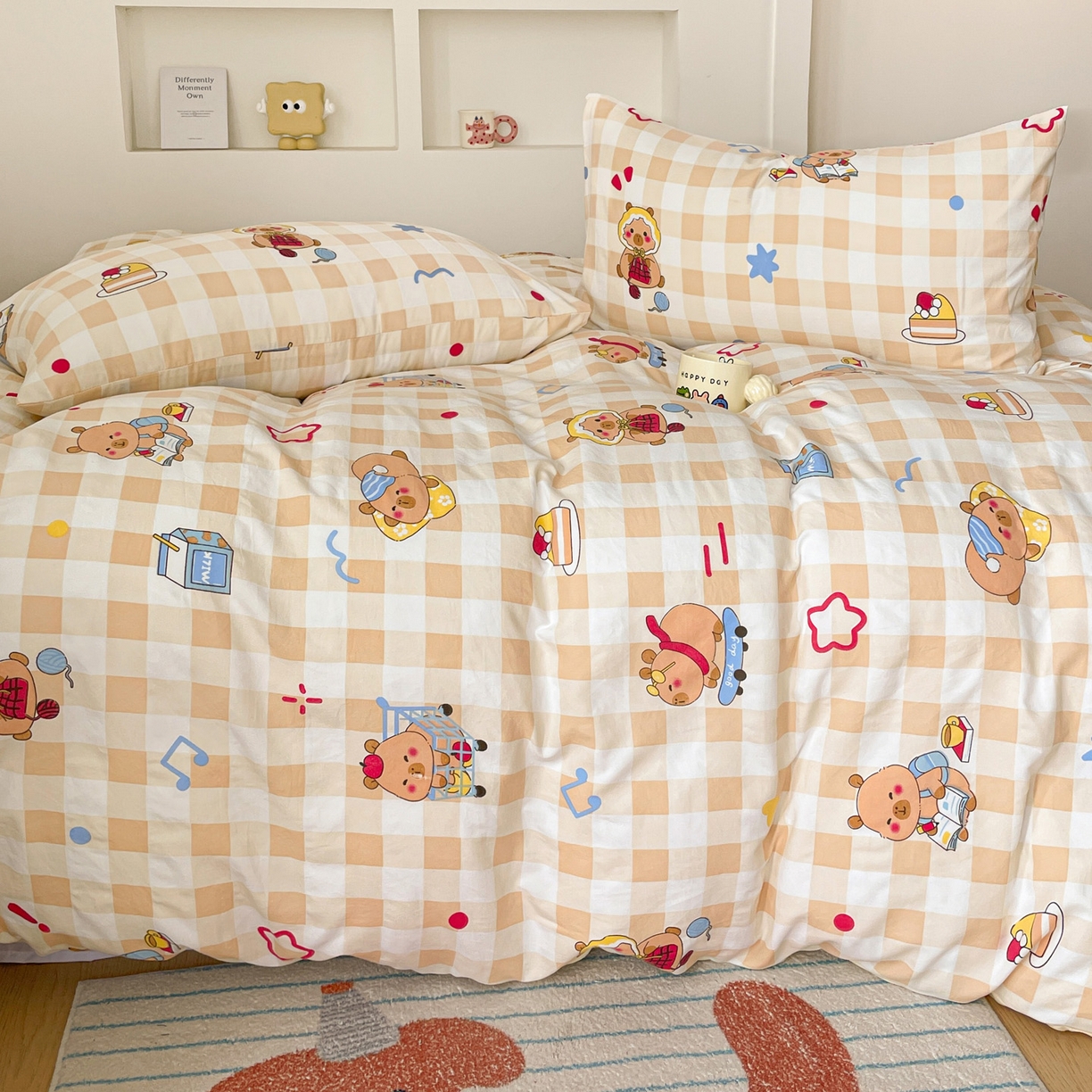 91家纺网 家纺一手货源 找家纺 （总）纽曼2025新款纯棉水洗棉单品被套