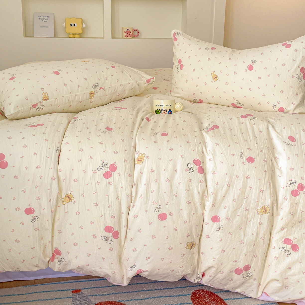 91家纺网 家纺一手货源 找家纺 （总）纽曼2025新款纯棉水洗棉单品被套