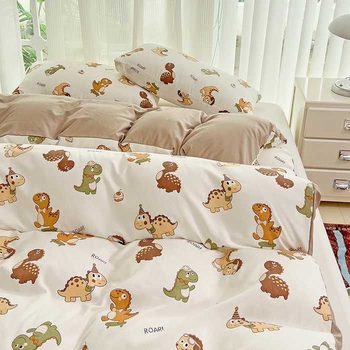 91家纺网 家纺一手货源 找家纺 纽曼2025新款纯棉水洗棉单品被套 炫酷龙