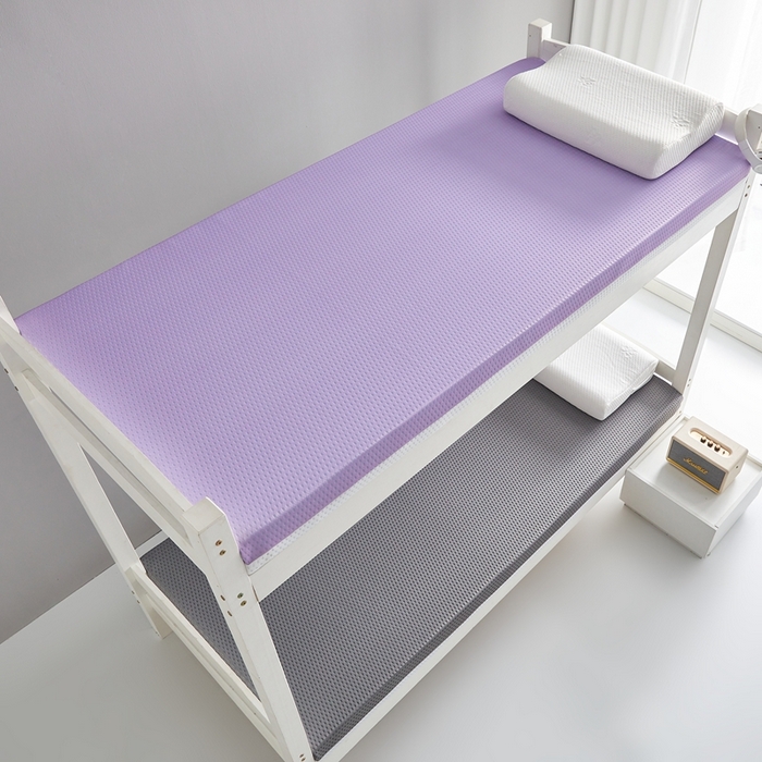 91家纺网 家纺一手货源 找家纺 鹿辉家居（原吉欧力） 2025春夏新款凝胶记忆棉床垫舒睡款-小床款 舒睡灰