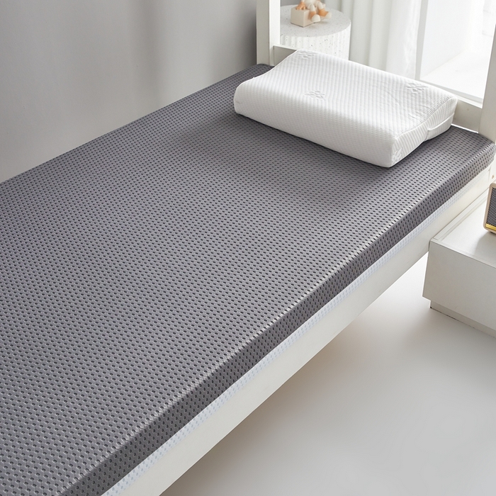91家纺网 家纺一手货源 找家纺 鹿辉家居（原吉欧力） 2025春夏新款凝胶记忆棉床垫舒睡款-小床款 舒睡灰