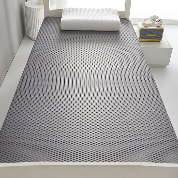 91家纺网 家纺一手货源 找家纺 鹿辉家居（原吉欧力） 2025春夏新款凝胶记忆棉床垫舒睡款-小床款 舒睡灰