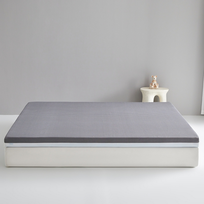 91家纺网 家纺一手货源 找家纺 鹿辉家居（原吉欧力） 2025春夏新款凝胶记忆棉床垫舒睡款-大床款 舒睡灰