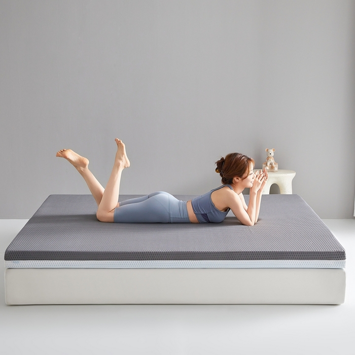 91家纺网 家纺一手货源 找家纺 鹿辉家居（原吉欧力） 2025春夏新款凝胶记忆棉床垫舒睡款-大床款 舒睡灰