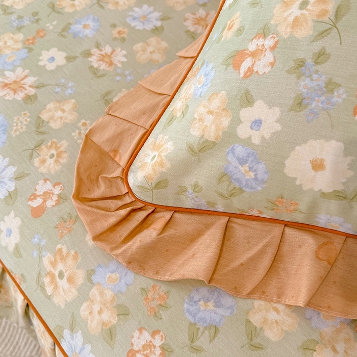 91家纺网 家纺一手货源 找家纺 （总）美达家纺 2025新款韩版全棉床裙款床单款四件套