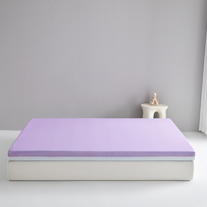 91家纺网 家纺一手货源 找家纺 鹿辉家居（原吉欧力） 2025春夏新款凝胶记忆棉床垫舒睡款-大床款 舒睡紫