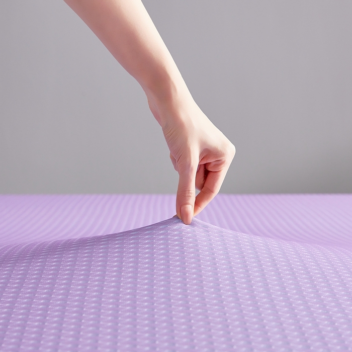 91家纺网 家纺一手货源 找家纺 鹿辉家居（原吉欧力） 2025春夏新款凝胶记忆棉床垫舒睡款-大床款 舒睡紫