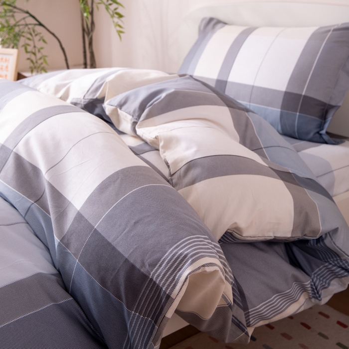 91家纺网 家纺一手货源 找家纺 凌云家纺 2025新款13372全棉学生床笠款三件套 上下铺六件套一整套 布莱格