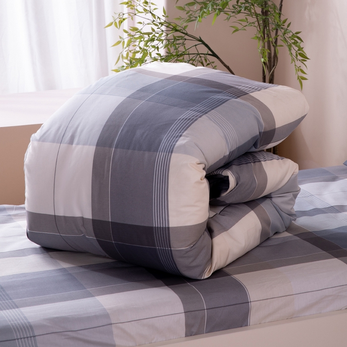 91家纺网 家纺一手货源 找家纺 凌云家纺 2025新款13372全棉学生床笠款三件套 上下铺六件套一整套 布莱格