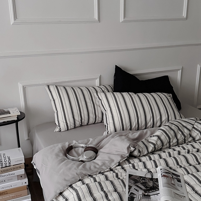 91家纺网 家纺一手货源 找家纺 （总）柚可2025新款全棉提花四件套-布尔乔亚（第二组）