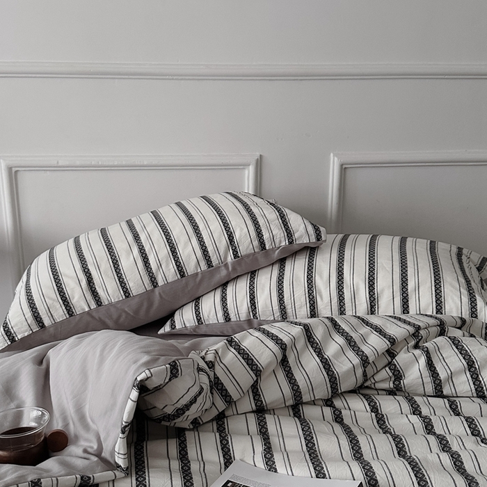 91家纺网 家纺一手货源 找家纺 （总）柚可2025新款全棉提花四件套-布尔乔亚（第二组）