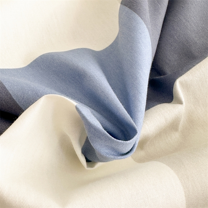 91家纺网 家纺一手货源 找家纺 凌云家纺 2025新款13372全棉学生床笠款三件套 上下铺六件套一整套 蓝大格