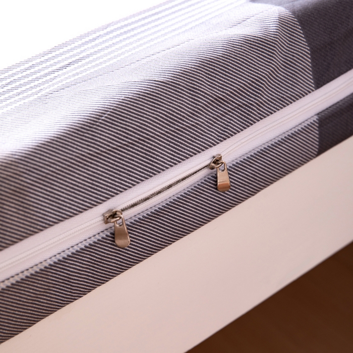 91家纺网 家纺一手货源 找家纺 凌云家纺 2025春夏新款13372全棉纯棉学生床套款三件套上下铺宿舍六件套一整套 布莱格