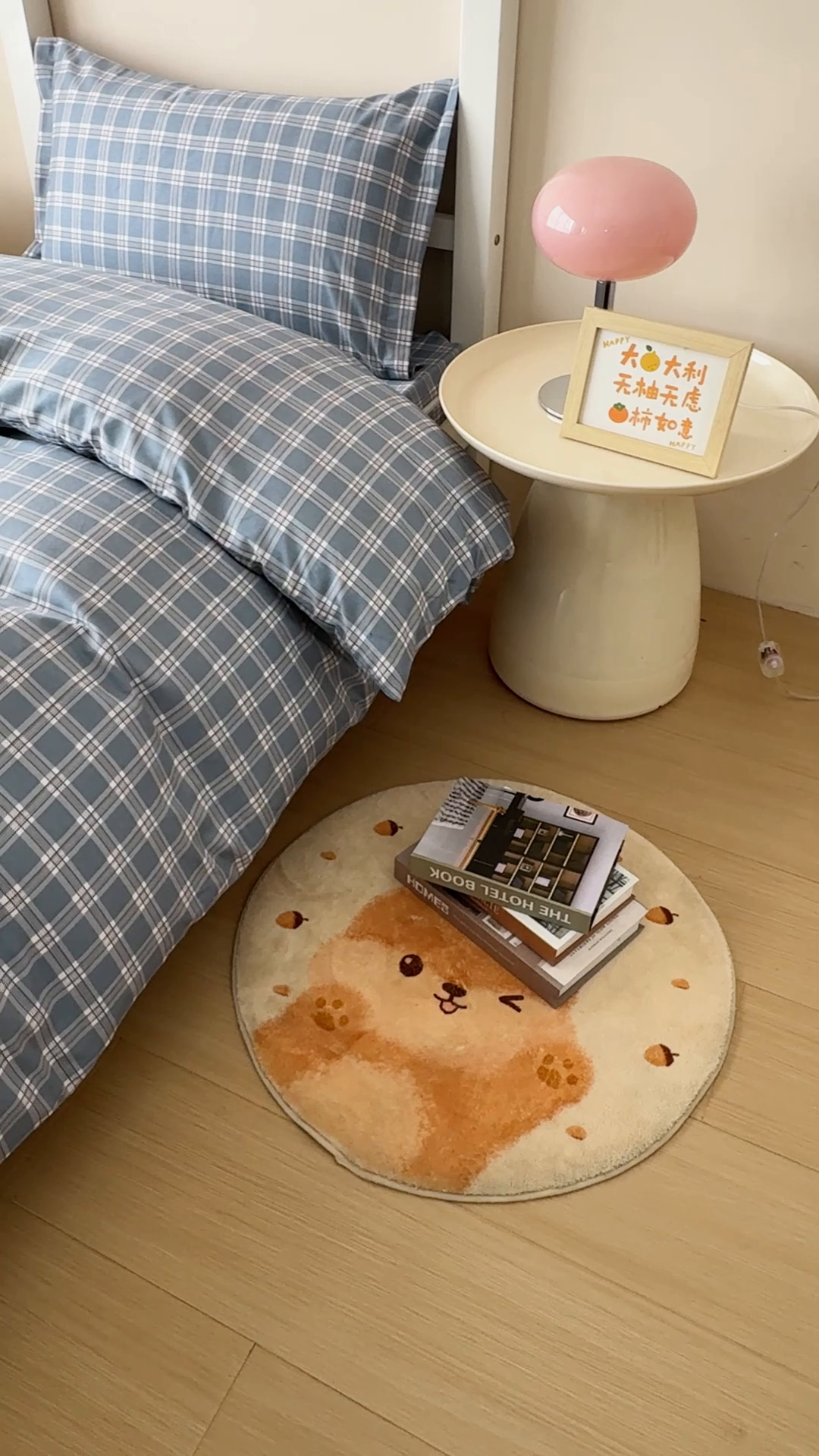 91家纺网 家纺一手货源 找家纺 凌云家纺 2025春夏新款13372全棉纯棉学生床套款三件套上下铺宿舍六件套一整套 麦田蓝