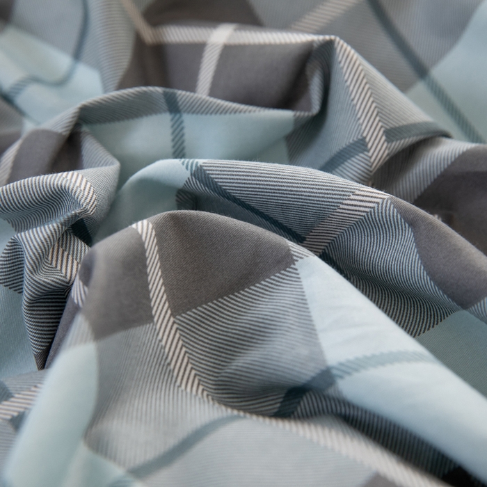 91家纺网 家纺一手货源 找家纺 凌云家纺 2025春夏新款13372全棉纯棉学生床套款三件套上下铺宿舍六件套一整套 雅静兰