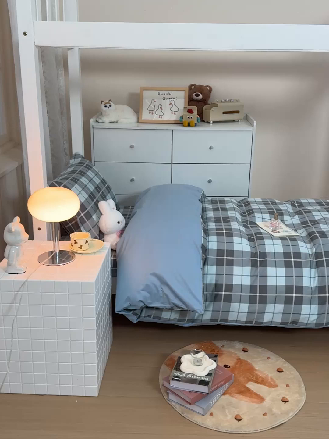 91家纺网 家纺一手货源 找家纺 凌云家纺 2025春夏新款13372全棉纯棉学生床套款三件套上下铺宿舍六件套一整套 雅静兰