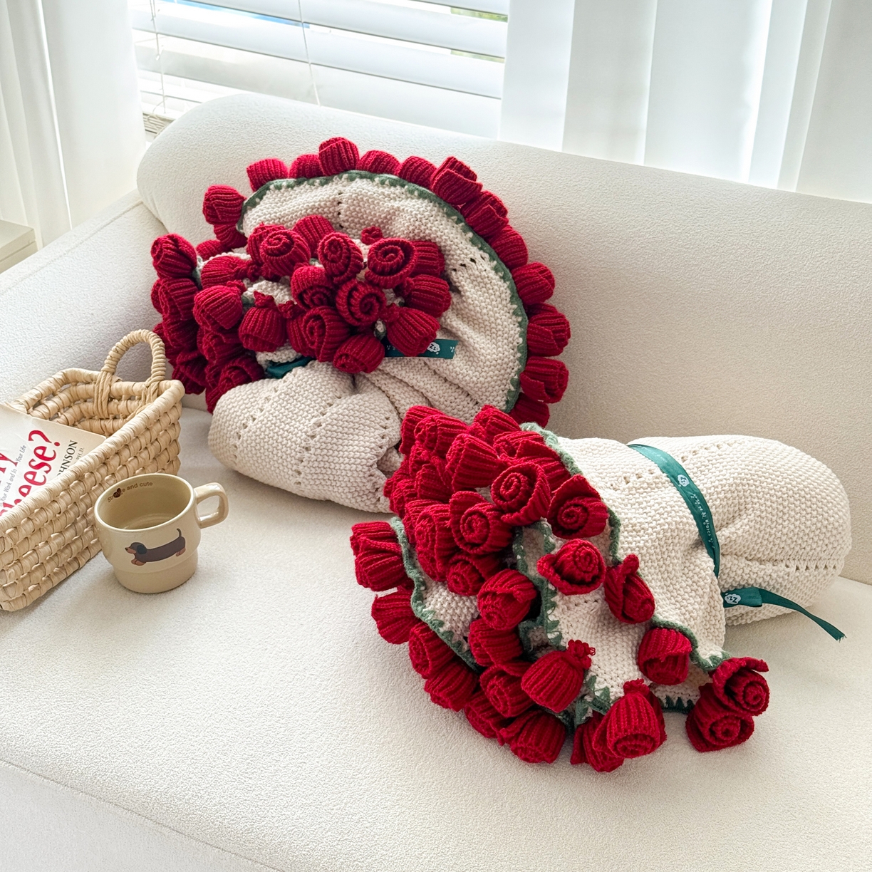 91家纺网 家纺一手货源 找家纺 （总）丹本家纺 2025春夏新款A类爆款玫瑰花束毯多功能玫瑰花毯车载办公室盖毯毛毯毯子