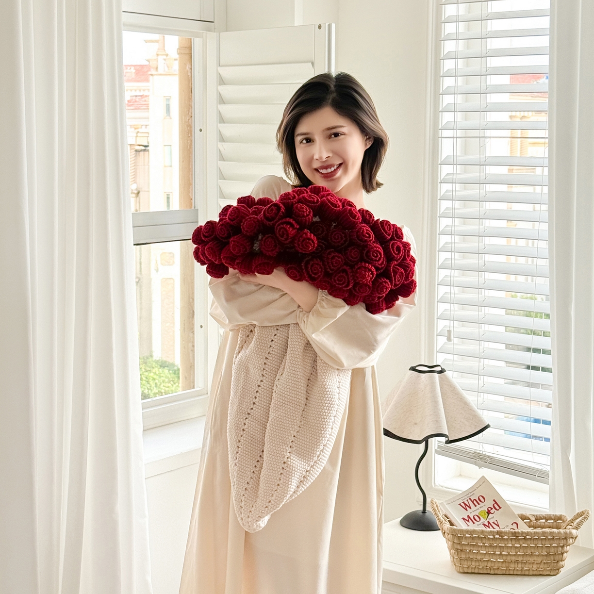 91家纺网 家纺一手货源 找家纺 （总）丹本家纺 2025春夏新款A类爆款玫瑰花束毯多功能玫瑰花毯车载办公室盖毯毛毯毯子