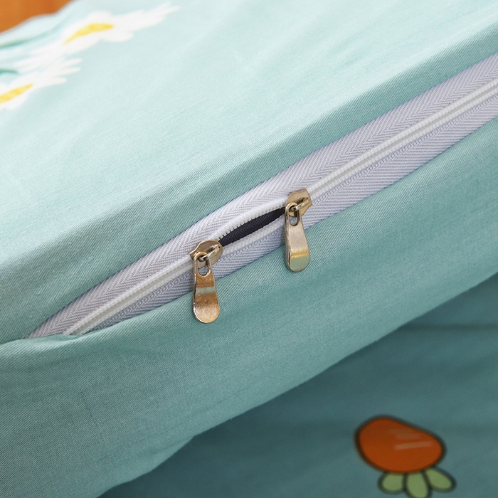 91家纺网 家纺一手货源 找家纺 凌云家纺 2025春夏新款13372全棉纯棉学生床套款三件套上下铺宿舍六件套一整套 小雏菊