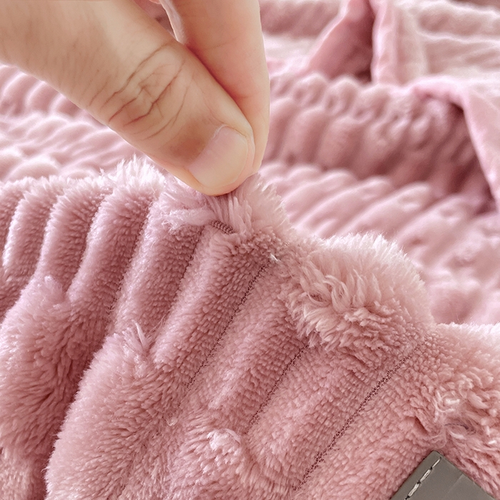 91家纺网 家纺一手货源 找家纺 （总）楼兰公主 2025新款竹节绒毛毯