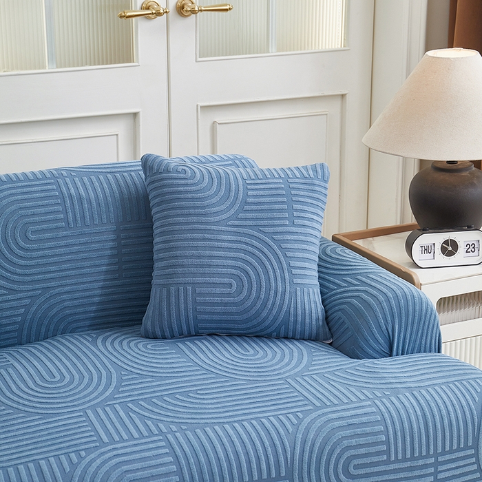 91家纺网 家纺一手货源 找家纺 （总）丝绮鹿 2025新款圆满沙发套（直排松紧款）