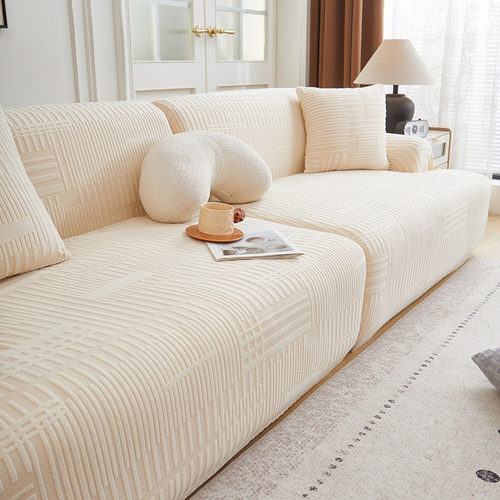 91家纺网 家纺一手货源 找家纺 （总）丝绮鹿 2025新款幸福沙发套（直排松紧款）