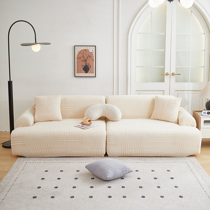 91家纺网 家纺一手货源 找家纺 （总）丝绮鹿 2025新款幸福沙发套（直排松紧款）