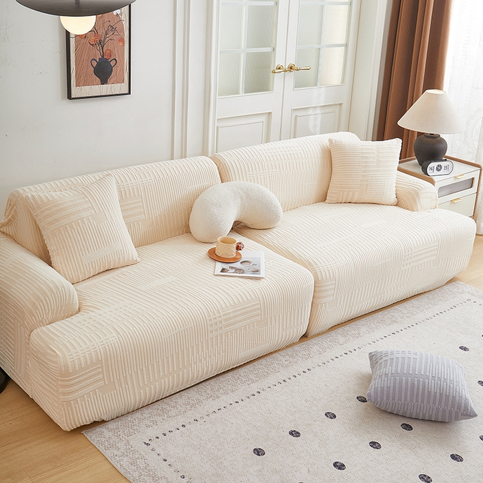 91家纺网 家纺一手货源 找家纺 （总）丝绮鹿 2025新款幸福沙发套（直排松紧款）