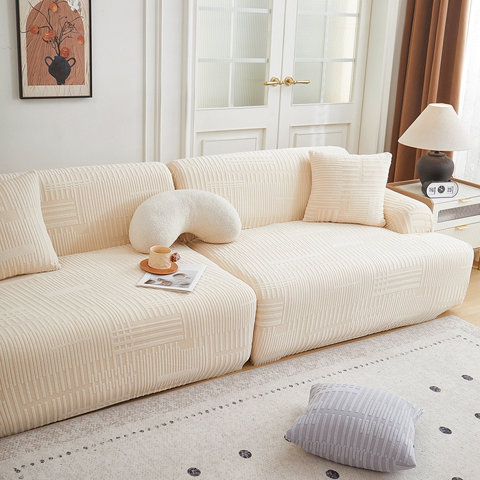 91家纺网 家纺一手货源 找家纺 （总）丝绮鹿 2025新款幸福沙发套（直排松紧款）