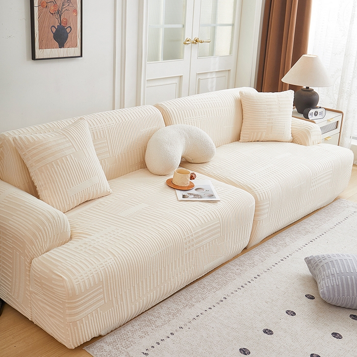 91家纺网 家纺一手货源 找家纺 （总）丝绮鹿 2025新款幸福沙发套（直排松紧款）