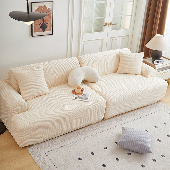 91家纺网 家纺一手货源 找家纺 （总）丝绮鹿 2025新款幸福沙发套（直排松紧款）