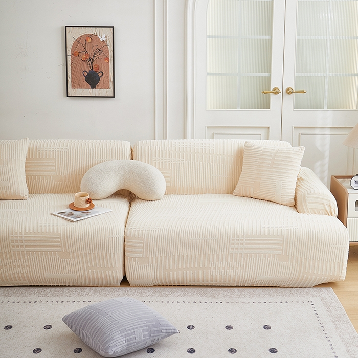 91家纺网 家纺一手货源 找家纺 （总）丝绮鹿 2025新款幸福沙发套（直排松紧款）