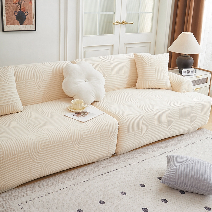 91家纺网 家纺一手货源 找家纺 （总）丝绮鹿 2025新款圆满沙发套（直排松紧款）