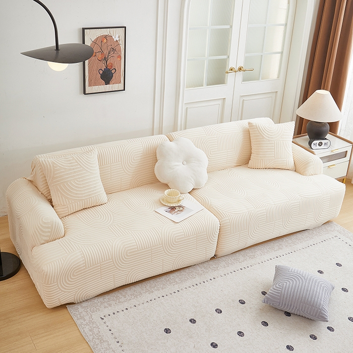 91家纺网 家纺一手货源 找家纺 （总）丝绮鹿 2025新款圆满沙发套（直排松紧款）