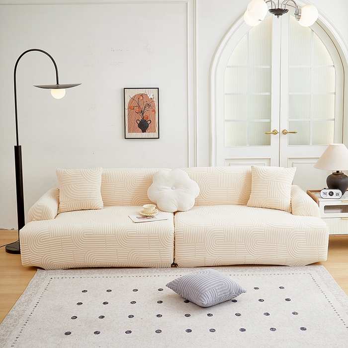 91家纺网 家纺一手货源 找家纺 （总）丝绮鹿 2025新款圆满沙发套（直排松紧款）