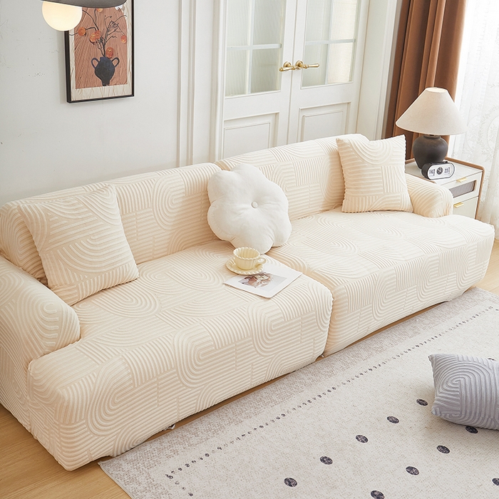 91家纺网 家纺一手货源 找家纺 （总）丝绮鹿 2025新款圆满沙发套（直排松紧款）