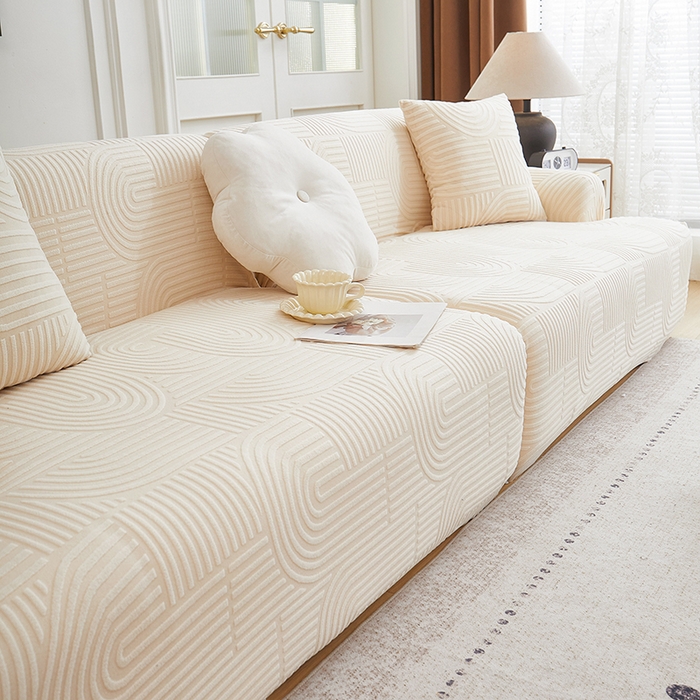 91家纺网 家纺一手货源 找家纺 （总）丝绮鹿 2025新款圆满沙发套（直排松紧款）