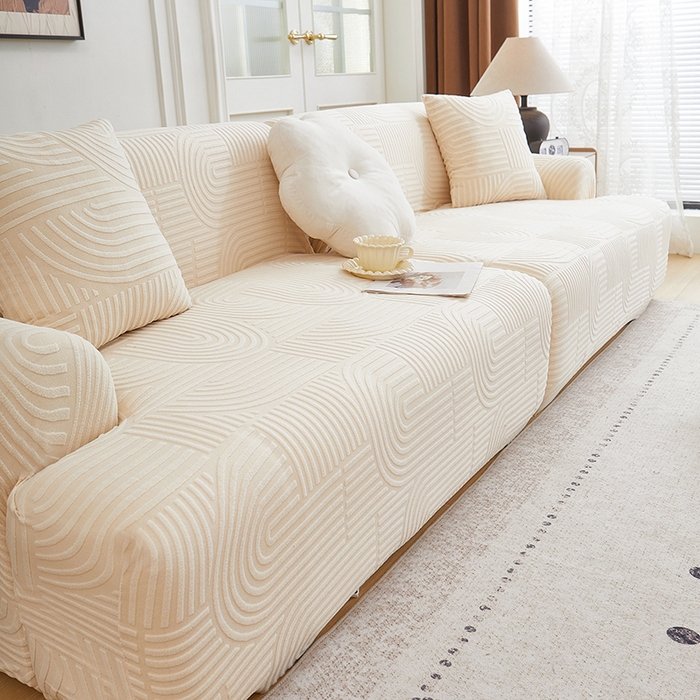 91家纺网 家纺一手货源 找家纺 （总）丝绮鹿 2025新款圆满沙发套（直排松紧款）