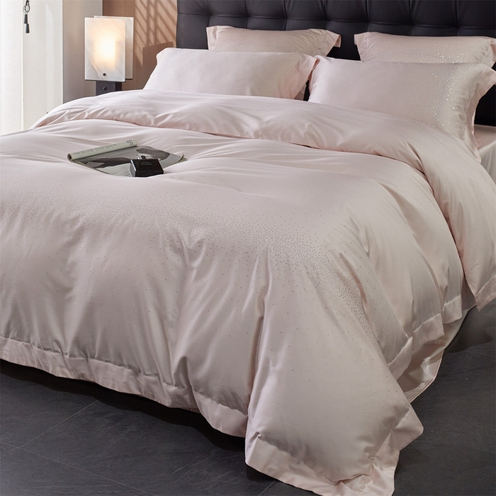 91家纺网 家纺一手货源 找家纺 （总）鼎飞2025新款长绒棉烫钻四件套