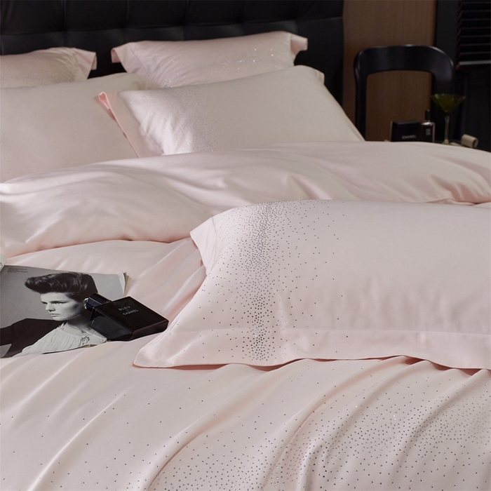 91家纺网 家纺一手货源 找家纺 （总）鼎飞2025新款长绒棉烫钻四件套