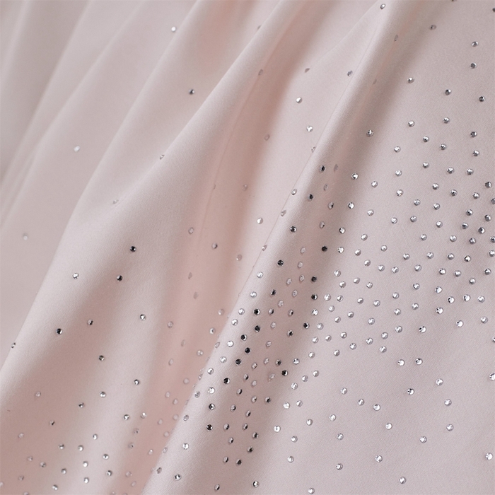 91家纺网 家纺一手货源 找家纺 鼎飞2025新款长绒棉烫钻四件套 皇家梦境-薄荷粉