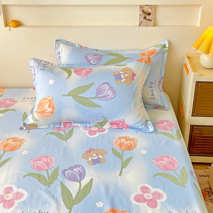 91家纺网 家纺一手货源 找家纺 （总）纽缦家纺 2025新款纯棉斜纹床笠单品床笠