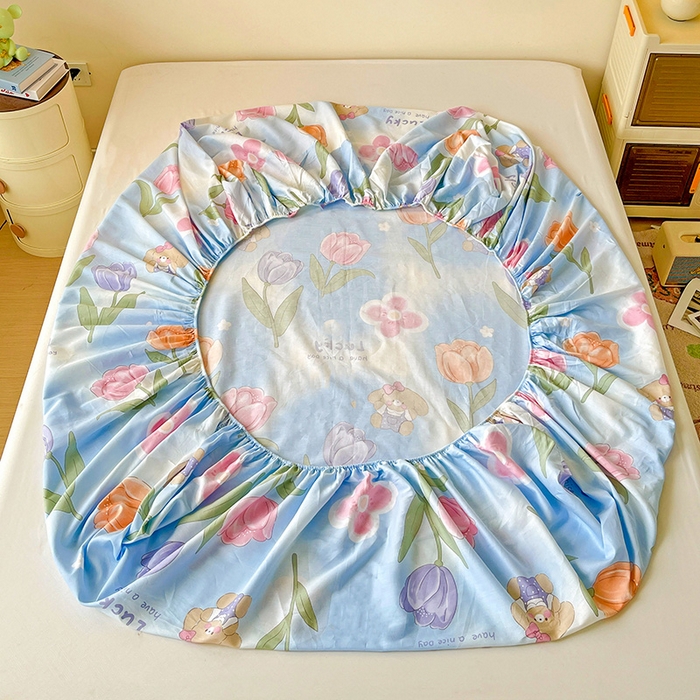 91家纺网 家纺一手货源 找家纺 （总）纽缦家纺 2025新款纯棉斜纹床笠单品床笠