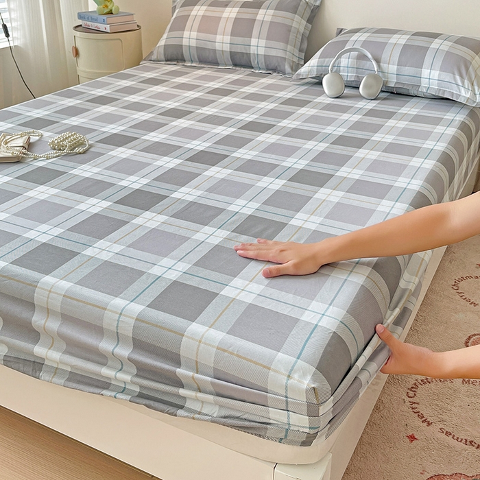 91家纺网 家纺一手货源 找家纺 （总）纽缦家纺 2025新款纯棉斜纹床笠单品床笠