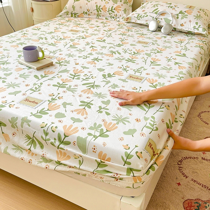 91家纺网 家纺一手货源 找家纺 （总）纽缦家纺 2025新款纯棉斜纹床笠单品床笠