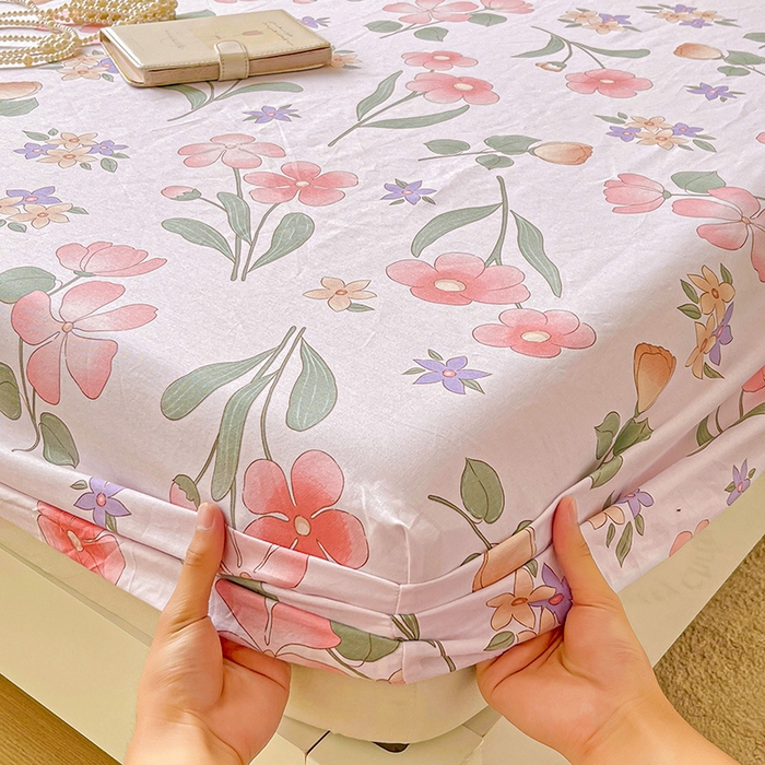 91家纺网 家纺一手货源 找家纺 纽缦家纺 2025新款纯棉斜纹床笠单品床笠 梦若