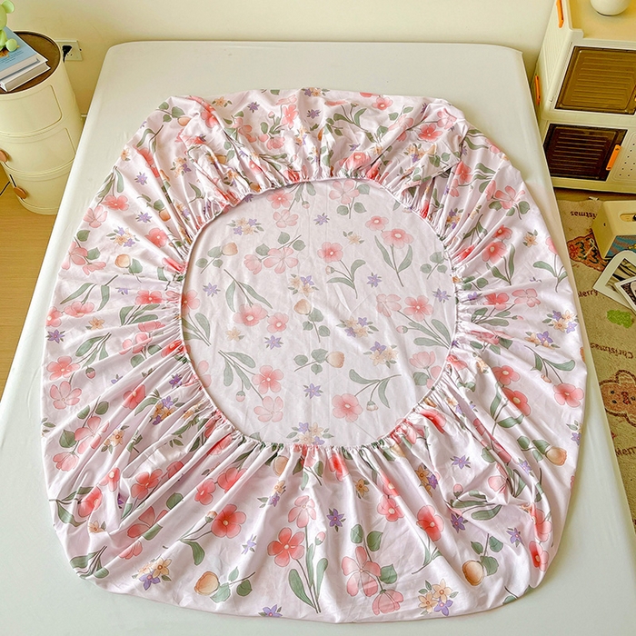 91家纺网 家纺一手货源 找家纺 纽缦家纺 2025新款纯棉斜纹床笠单品床笠 梦若