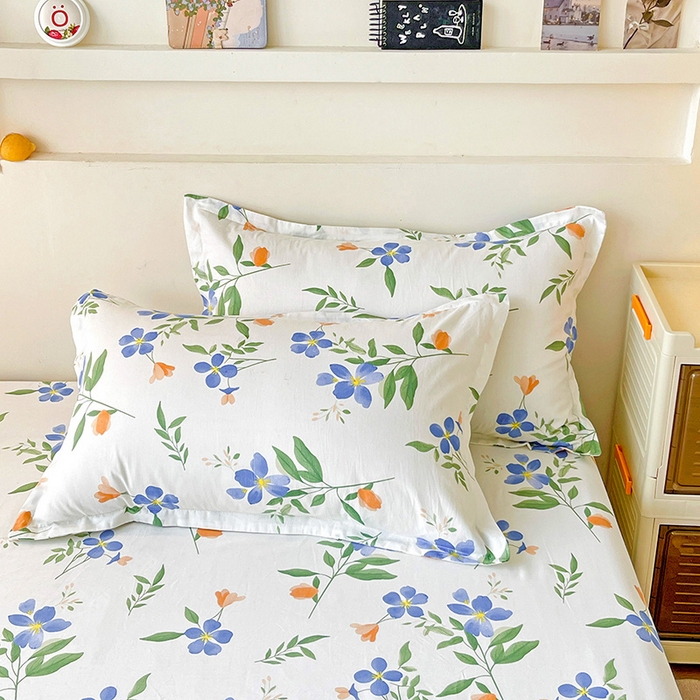 91家纺网 家纺一手货源 找家纺 纽缦家纺 2025新款纯棉斜纹床笠单品床笠 清梦